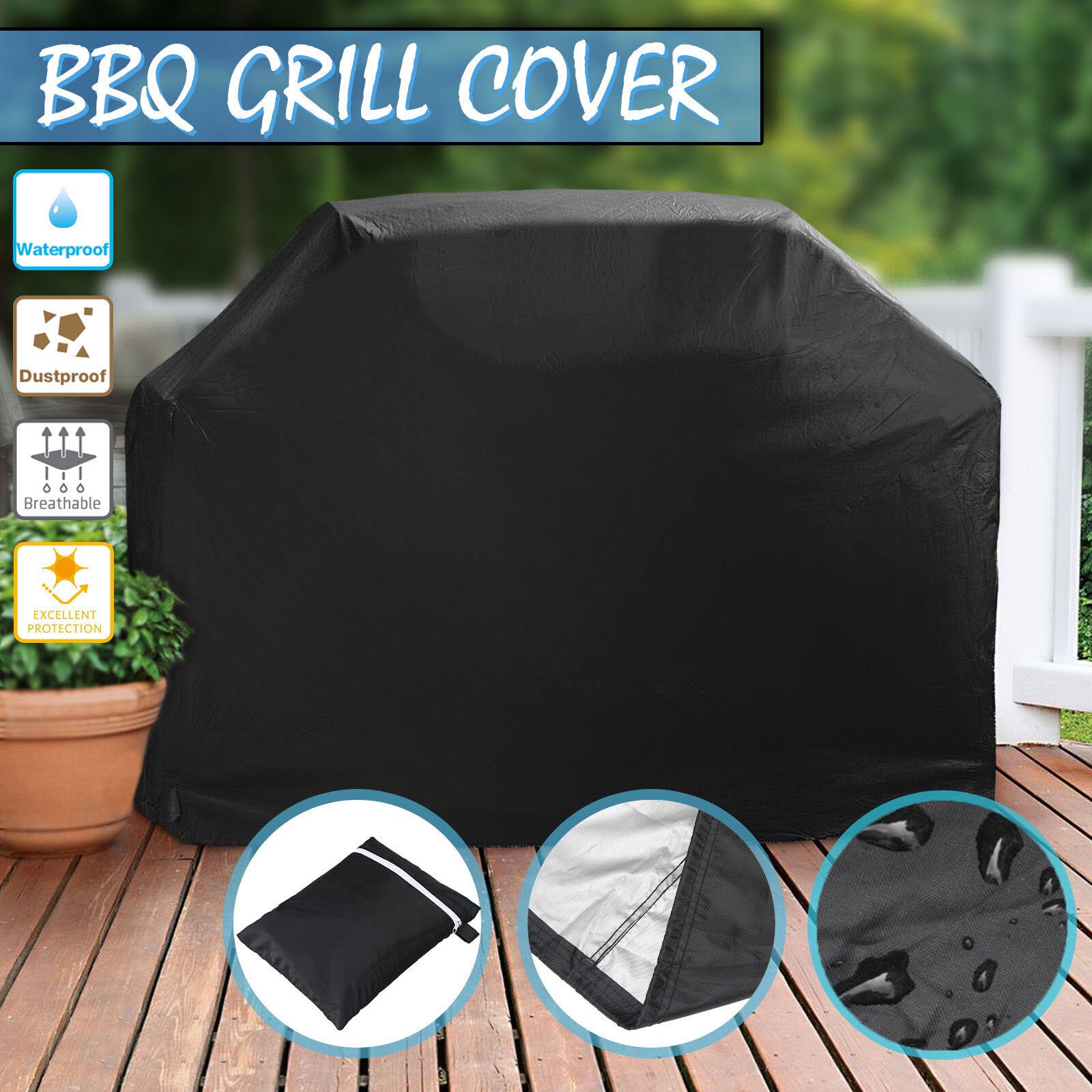 74,8 x28x46 zoll 210D Regen Wasser Beweis Staub Anti Sonne BBQ Grill Abdeckung Garten Ich bin Freien Grill Gas Schutz Abdeckungen fallen d40