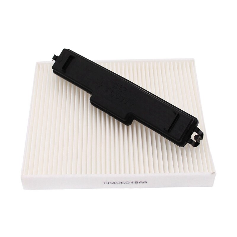 For DODGE RAM 1500 2500 3500 Cabin Air Filter Kit Cabin Air Filter & Filter Access Door 68052292AA 68318365AA: Default Title