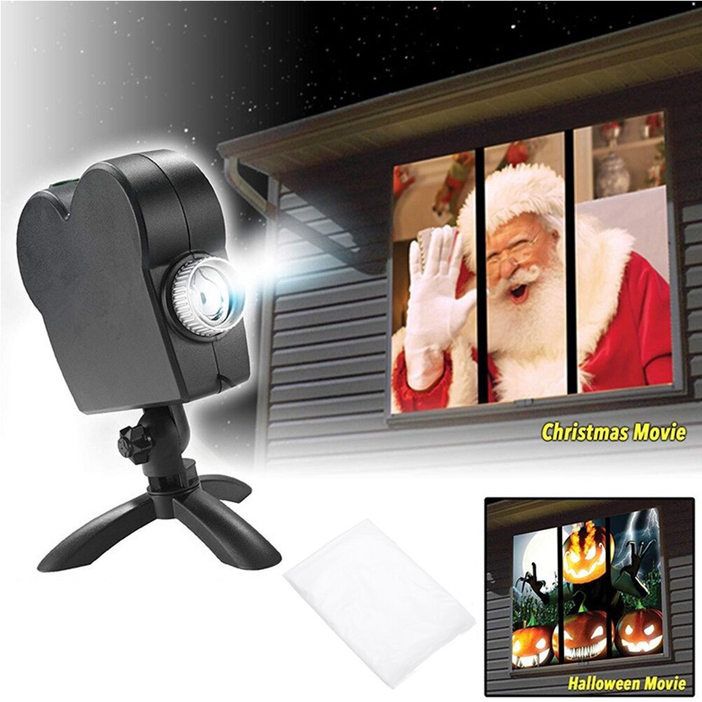 1.2*1.8m Fabric Rear Projection Screen For Virtual Halloween And Christmas Window Projection Videos Projector Screen #20