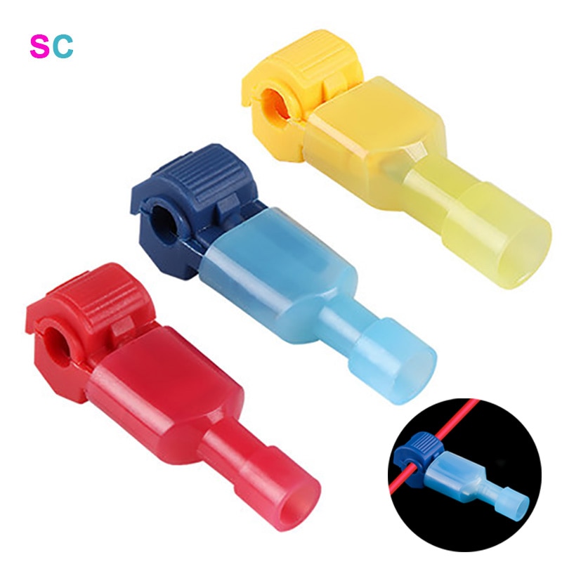 T Pulse tipo eléctrico conector rápido Terminal de cable conectores de empalme y aislado hombre terminales hembra para coche línea de conexión