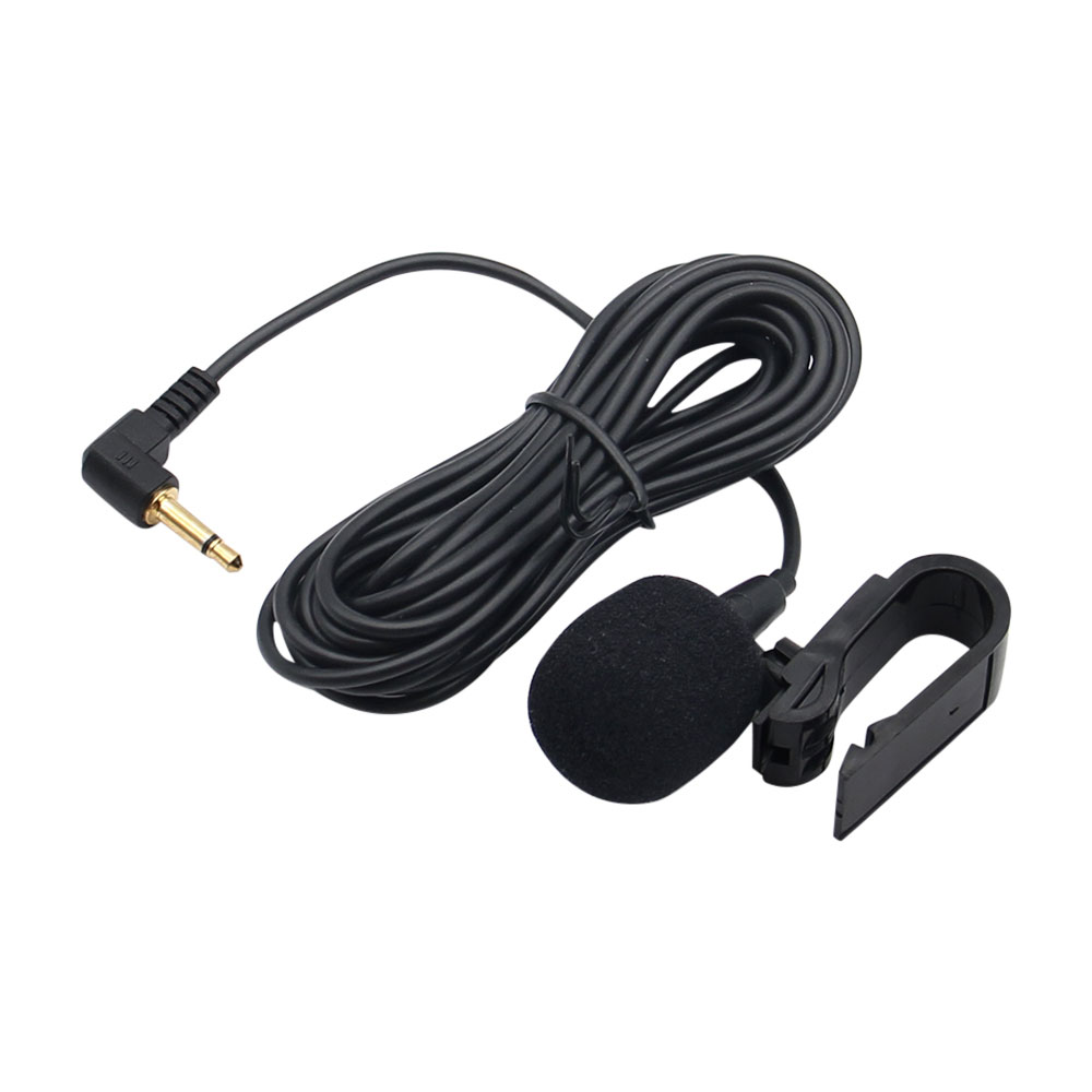 Samochodowy mikrofon audio 3,5 mm z klipsem i wtyczką Mic Stereo Mini Przewodowy mikrofon zewnętrzny do automatycznego radia DVD Profesjonalni profesjoniści o długości 3 m