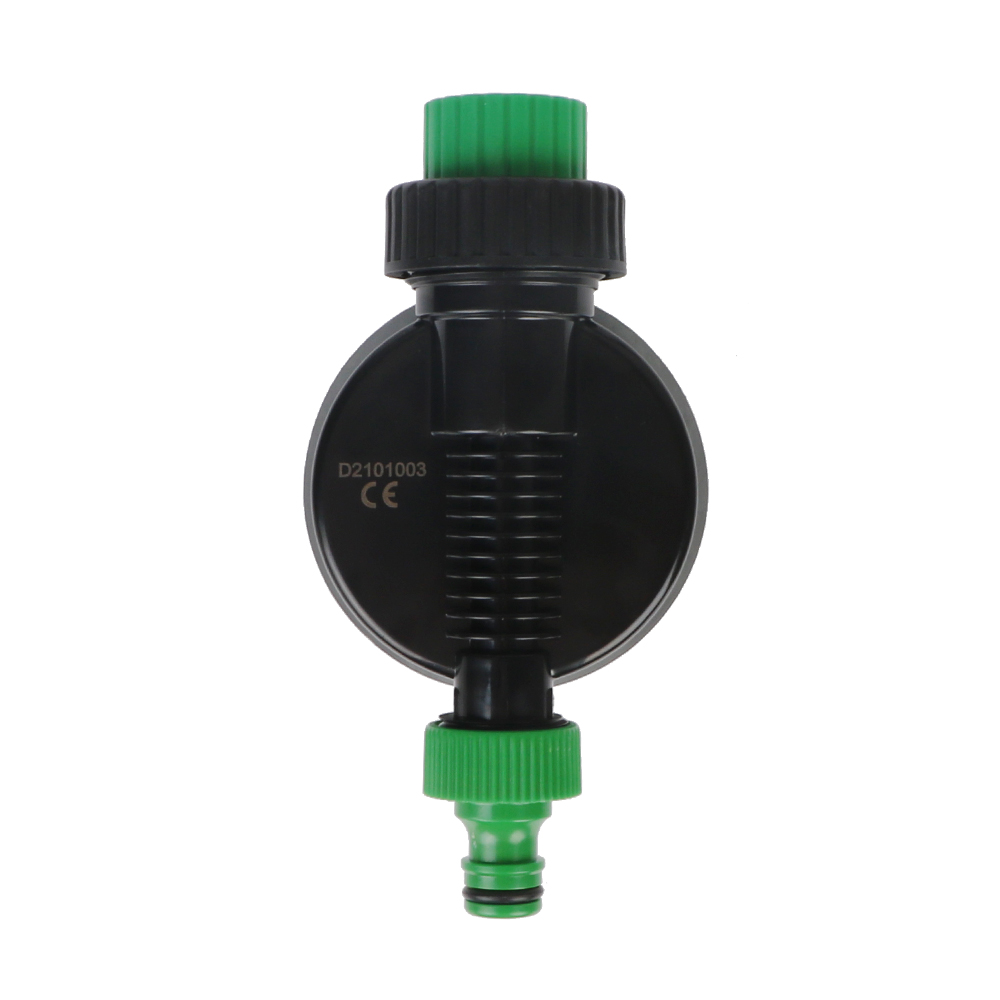 Two Dial Garden Automatic Irrigation Controller Electronic Water Timer Drip Irrigation System Battery Operated Ball Valve 21025