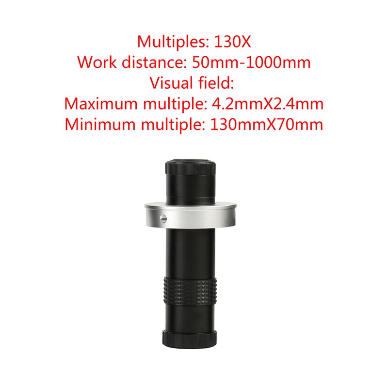 625 Lines 1/3 CCD Digital Industry BNC Video Microscope Camera CS C-Mount Lens For Phone SMD BGA PCB Soldering: 130X