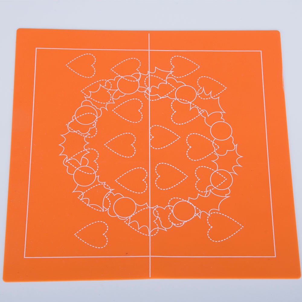 Siliconen bakmat voor taarten, antiaanbaklaag, schattige cartoon oppervlakteverf, vierkant, dubbelzijdige siliconen bakmat