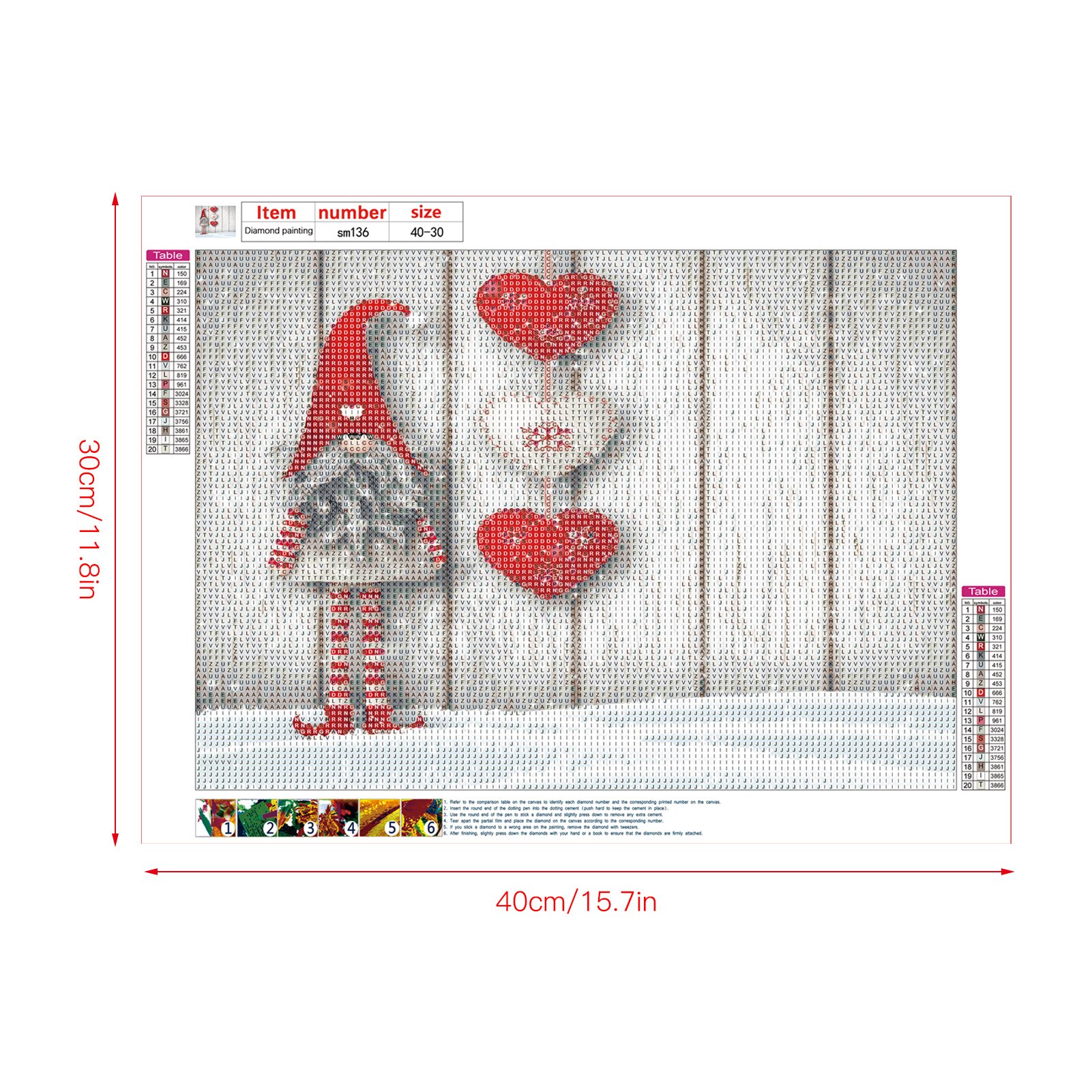 DIY 5D Christmas Diamond Painting Kit Snowman Christmas Tree Santa Pattern Round Full Drill Diamond Painting Embroidery