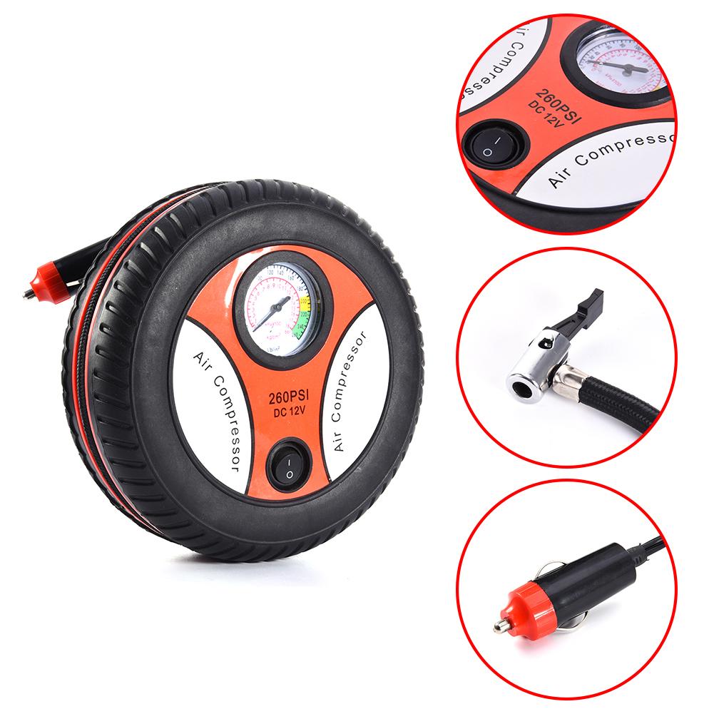 Auto luchtpomp 120 ~ 150w 260 psi  dc12v draagbare elektrische mini bandenpomp luchtcompressor auto autopomp