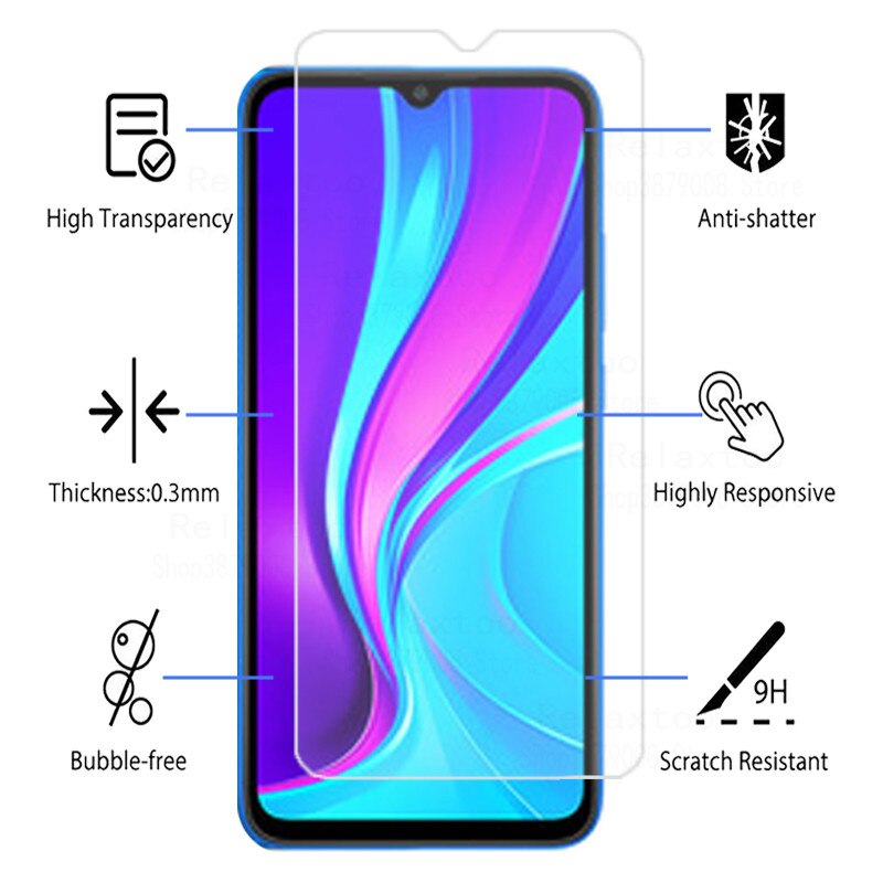 Osłona obiektywu aparatu dla xiaomi redmi 9c nfc osłona ekranu szkło hartowane xiaomi xiaomi redmi 9 c c9 osłona szkła redmi 9c