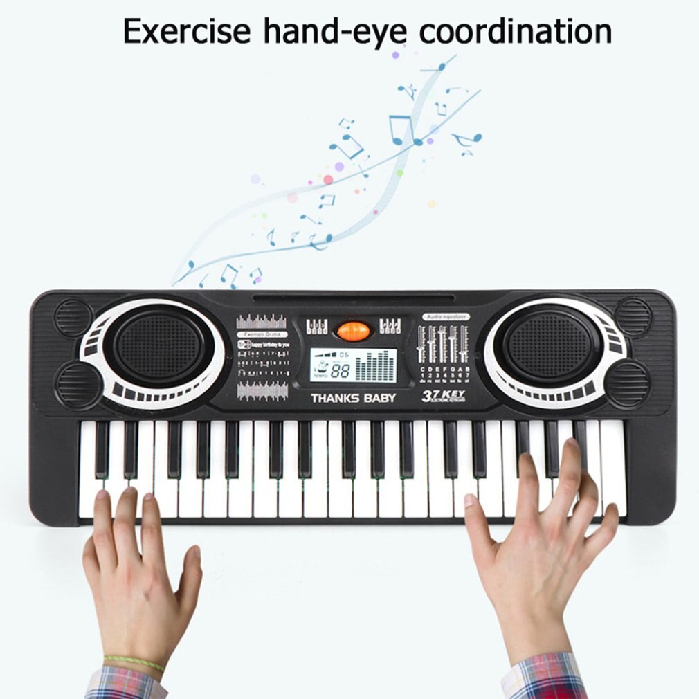 37 Toetsen Baby Piano Kinderen Keyboard Elektrische Piano Muziekinstrument Speelgoed 37-Key Elektronische Piano Speelgoed