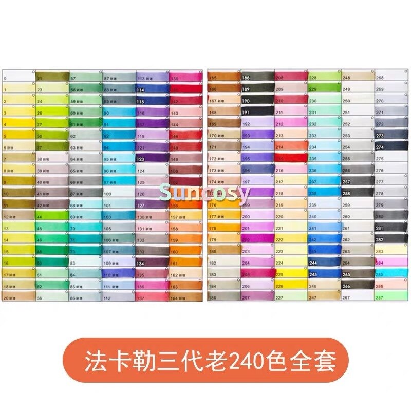 Finecolour-pincel suave de doble punta EF102, rotuladores profesionales para dibujo y arte, 480 colores
