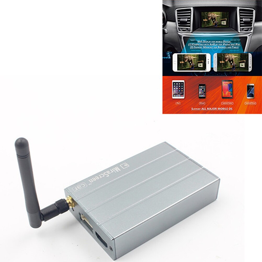 1pc Car WiFi Display Mirror Link Box Adapter MiraScreen DLNA Airplay GPS Navigation Car For Android Phone Tablet Pad TV