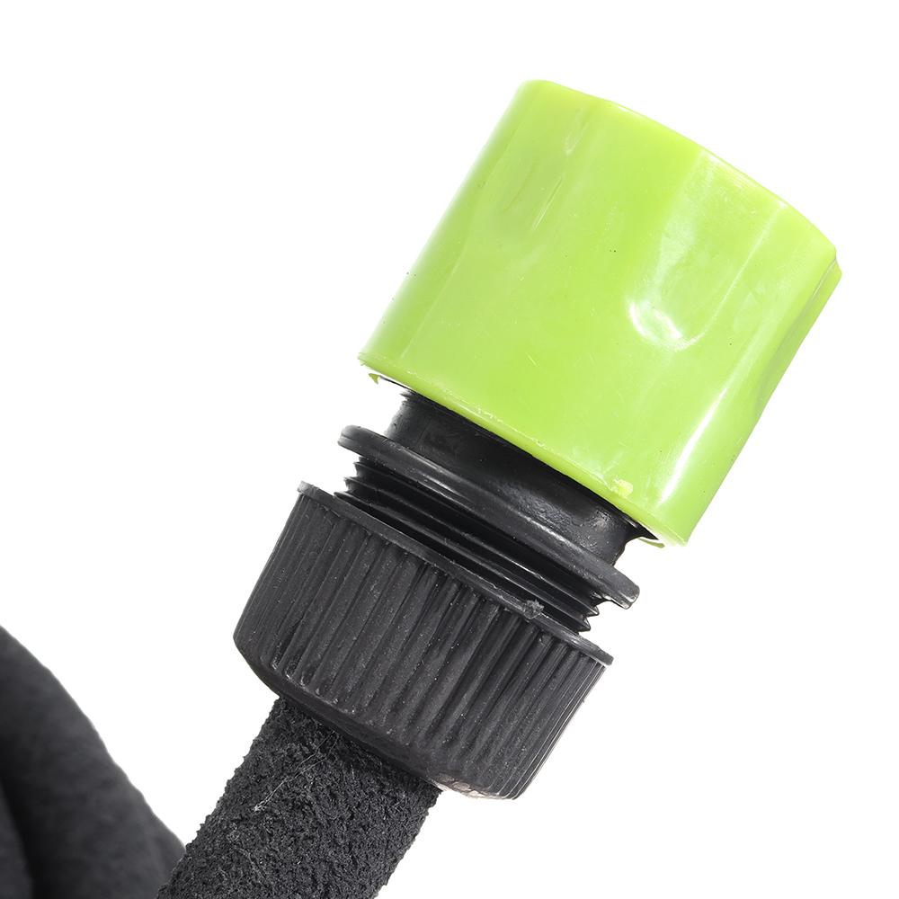 15m Black Porous Irrigation Soaker Hose Expandable Flexible Watering Dripper Tubing Pipe Garden Lawn plant Irrigation Tool