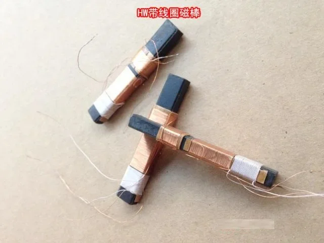 Antenna Magnetic Rod Radio Ferrite Antenna Magnetic Rod Diameter 8.3x Length 51mm Coil Magnetic Rod