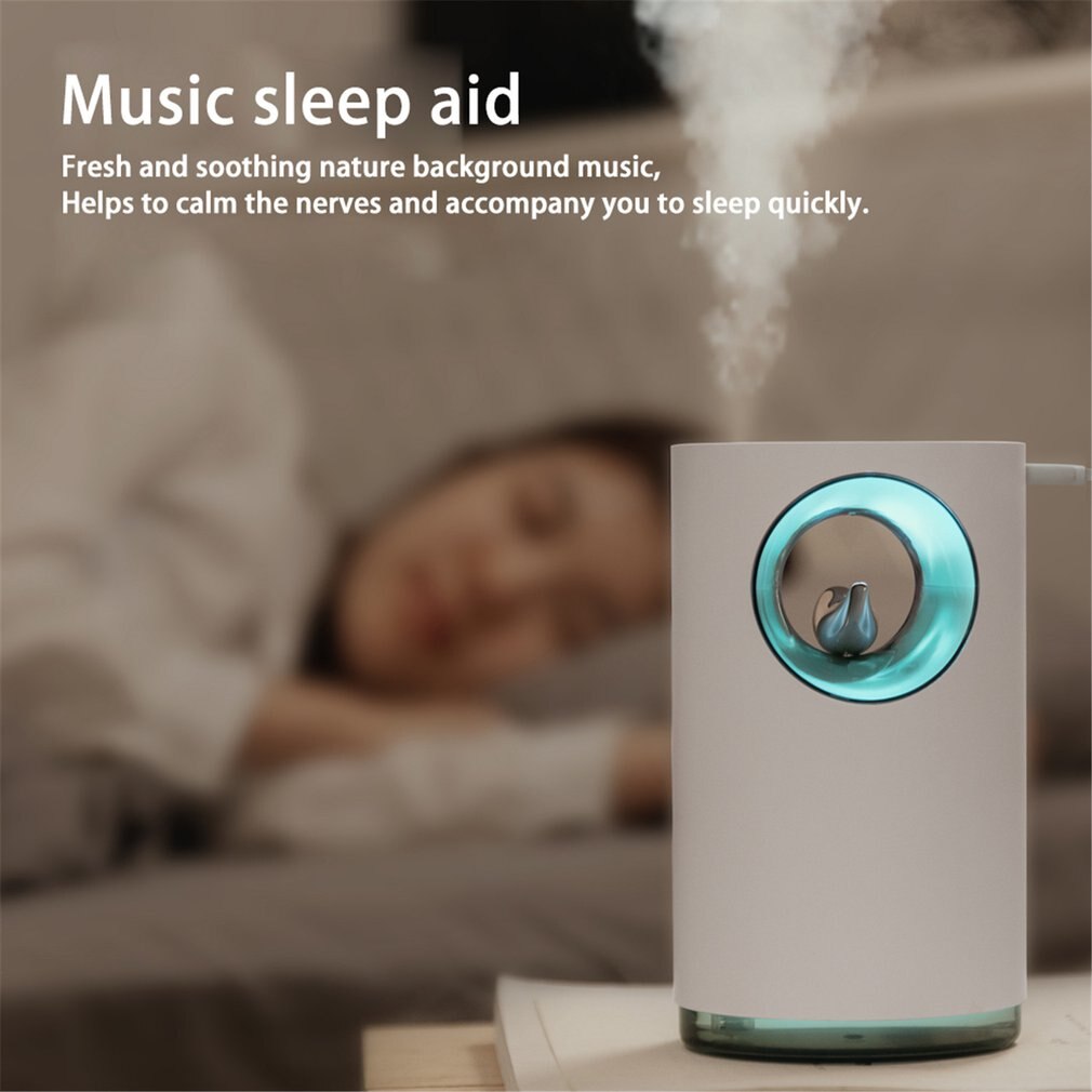 Music USB Bird Air Humidifier with Night Light Household Atomizer Diffuser Aroma Diffusor Anion Mist Maker Fogger