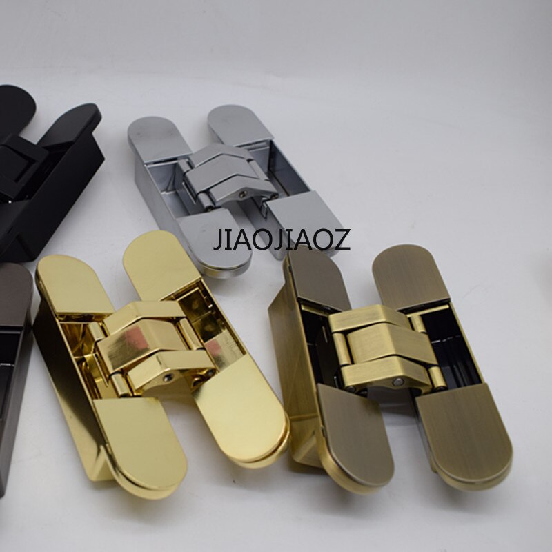 3Dadjustable Scharnier Huishoudelijke Hardware 180 Graden Scharnier Cross Verborgen Scharnier 2 Stukken Lager 60Kg