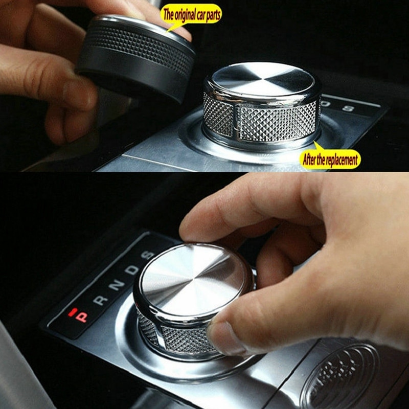 Autostyling voor land rover discovery 4 discovery sport  lr4 range rover evoque-vogue sv zinklegering versnellingspookknopkop 1 st/set