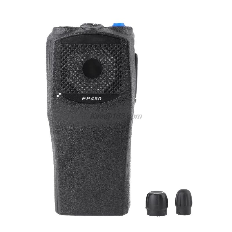 Substituição frente invólucro caso de reparação habitação capa para motorola ep450 walkie talkie rádio em dois sentidos acessórios