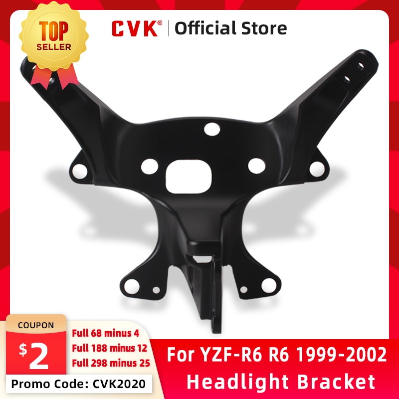 Cvk Koplamp Beugel Motorfiets Upper Stay Kuip Voor Yamaha Yzf 600 R6 1999 2000 2001 2002 YZF-R6 99 00 01 02 Onderdelen