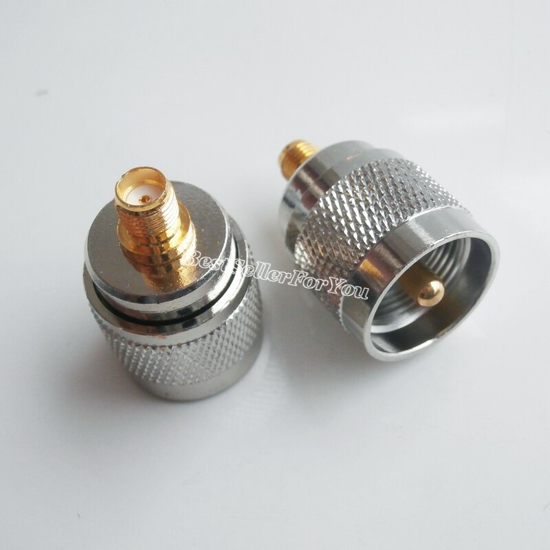 Conector SMA hembra a UHF macho PL259 PL 259, adaptador Coaxial RF Coaxial, 1 unidad,