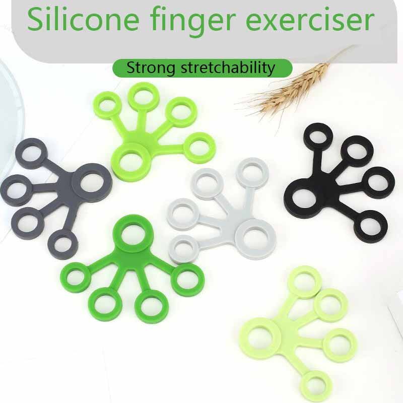 Silikone finger pull træner hånd modstand med finger puller silikone finger force træningsudstyr skadesrehabiliteringsudstyr