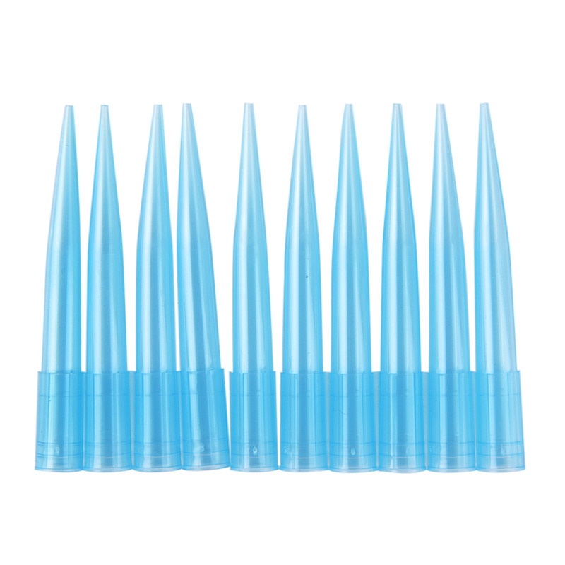 500 stk/sett 1000ul 1ml pipettespisser førsteklasses mikrokjemisk vitenskapelig væskepipettedysetilbehør laboratorieutstyr