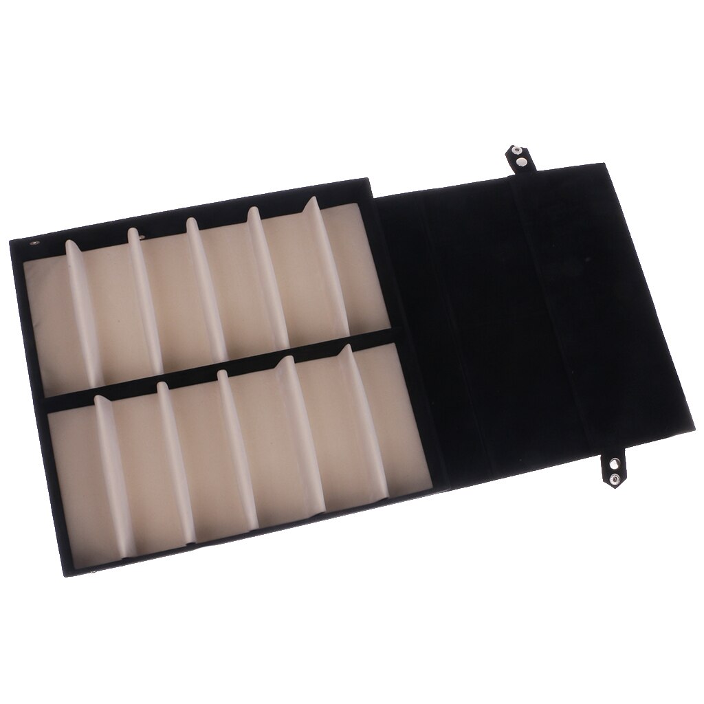 12 Pairs Sunglasses Glasses Retail Shop Display Storage Stand Case Box Tray