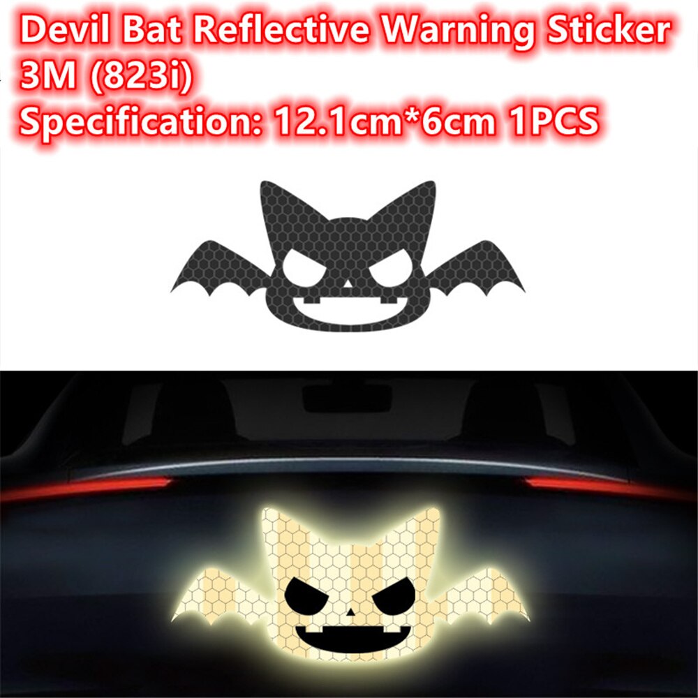 Cinta reflectante negra de 3M, pegatina adhesiva de grado de diamante, de seguridad, cinta de advertencia para bicicleta, automóviles, motocicleta, estilo de coche