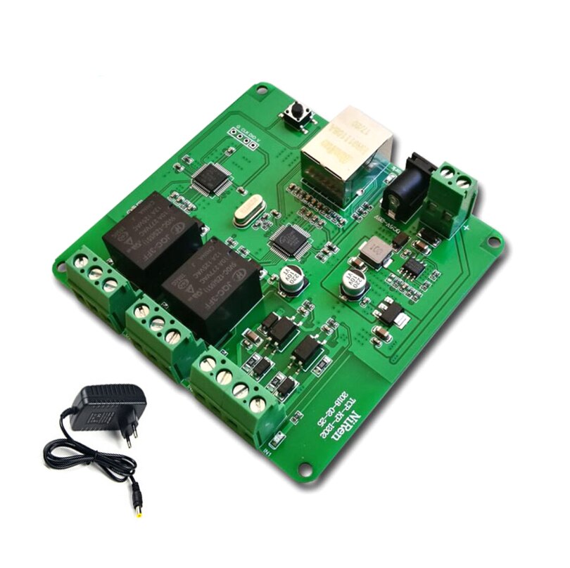 Industriële Ethernet Ip Netwerk Remote Controlled 2 Kanaals Netwerk Relais Smart Home Schakelaar: kit4