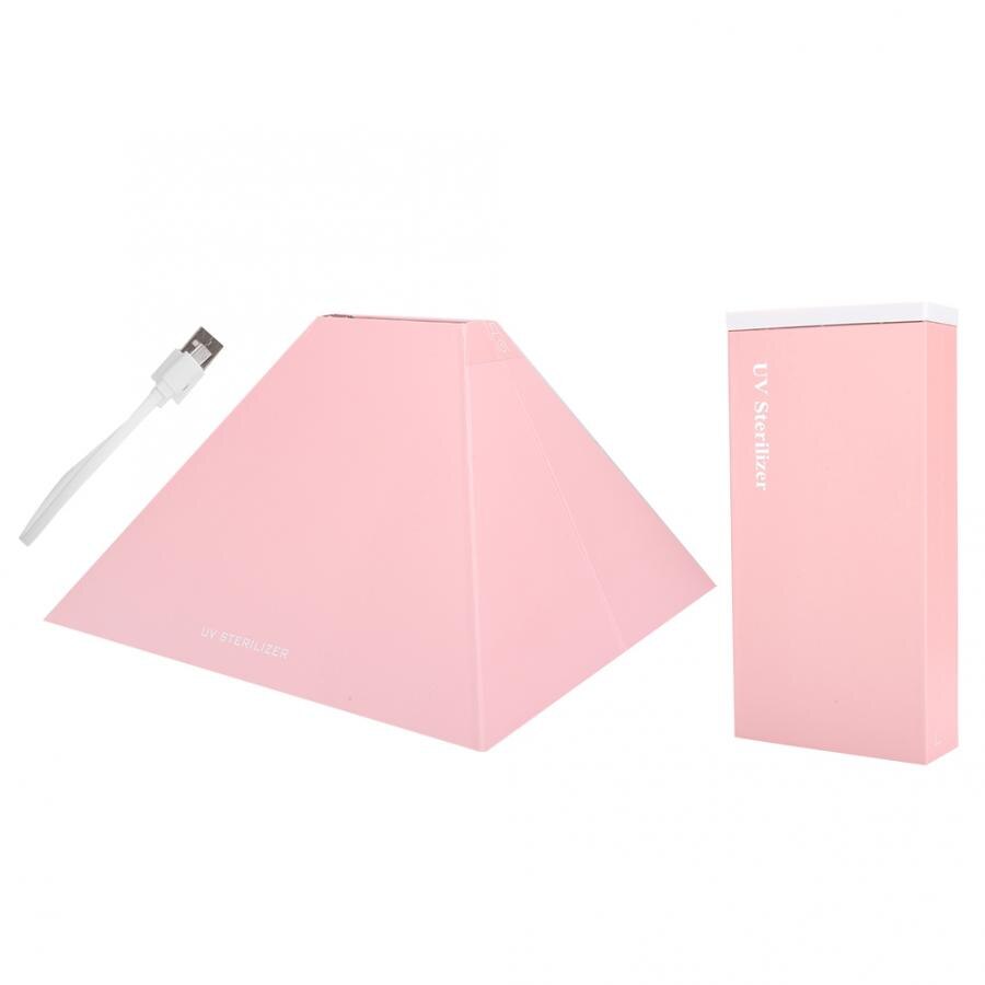 UV Sterilization UV Cleaning Light Ultraviolet Ozone Cleaning Light for Indoor Living Room Car Household Sterilizer: Pink