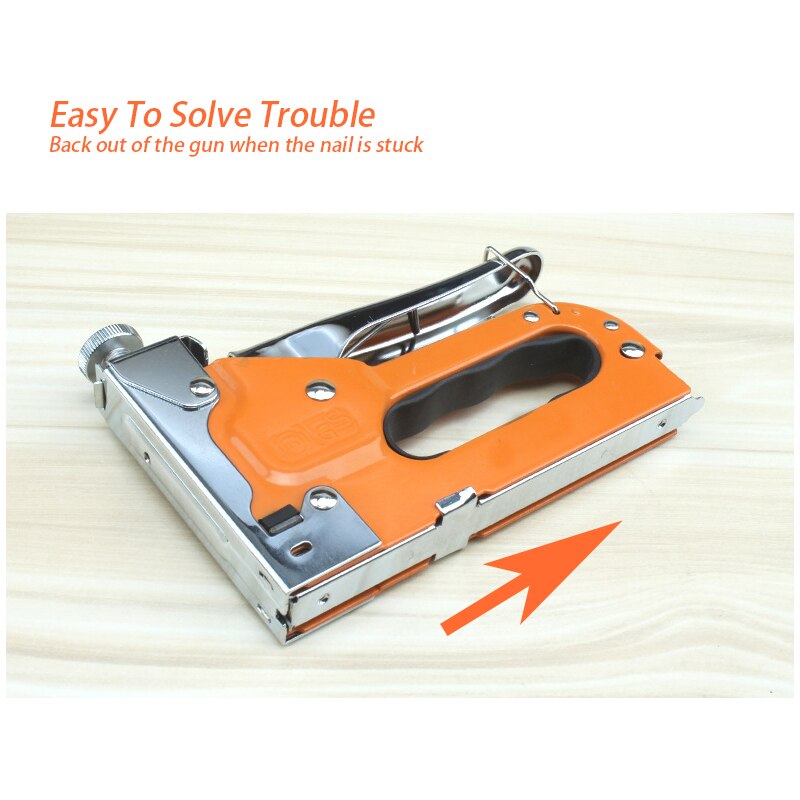 3 in 1 Stapler Nail Gun Staple Gun Nailer Furniture Tool Wood Frame Steel tape combination Stapler Stainless Hand Tools For Home