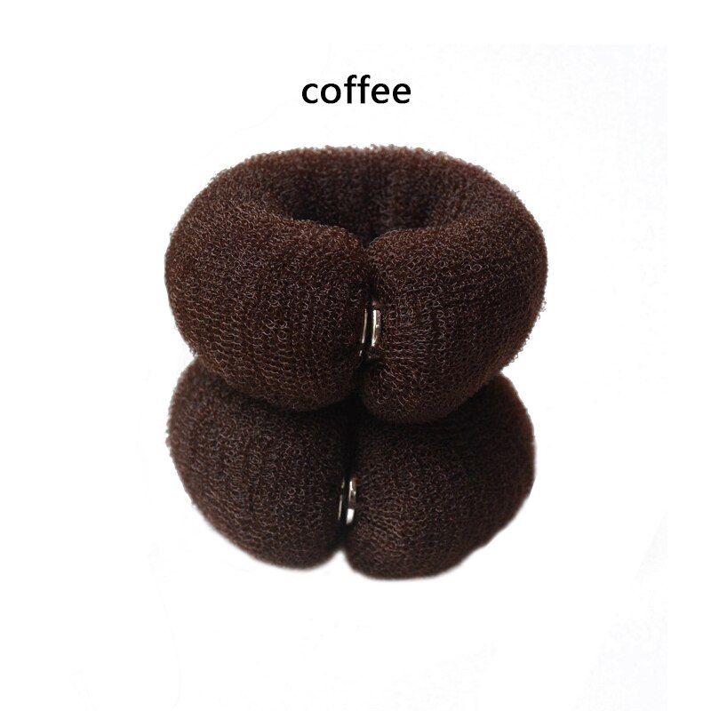 Hår bulle maker magisk skum svamp form ring frisyr twist accessoarer hår styling verktyg för tjejer kvinnor dam praktiska: C