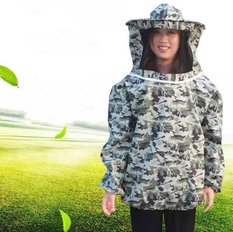 Máscara de proteção para apicultura, saco de bolso para armazenamento de roupas anti-abelha e11362