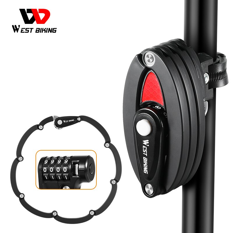 Anti-theft Bicycle Lock Padlock Bike Mtb Chain Padlocks Cycle Accessories Suspension Pieces Locker Safety Anti Theft Heavy Duty