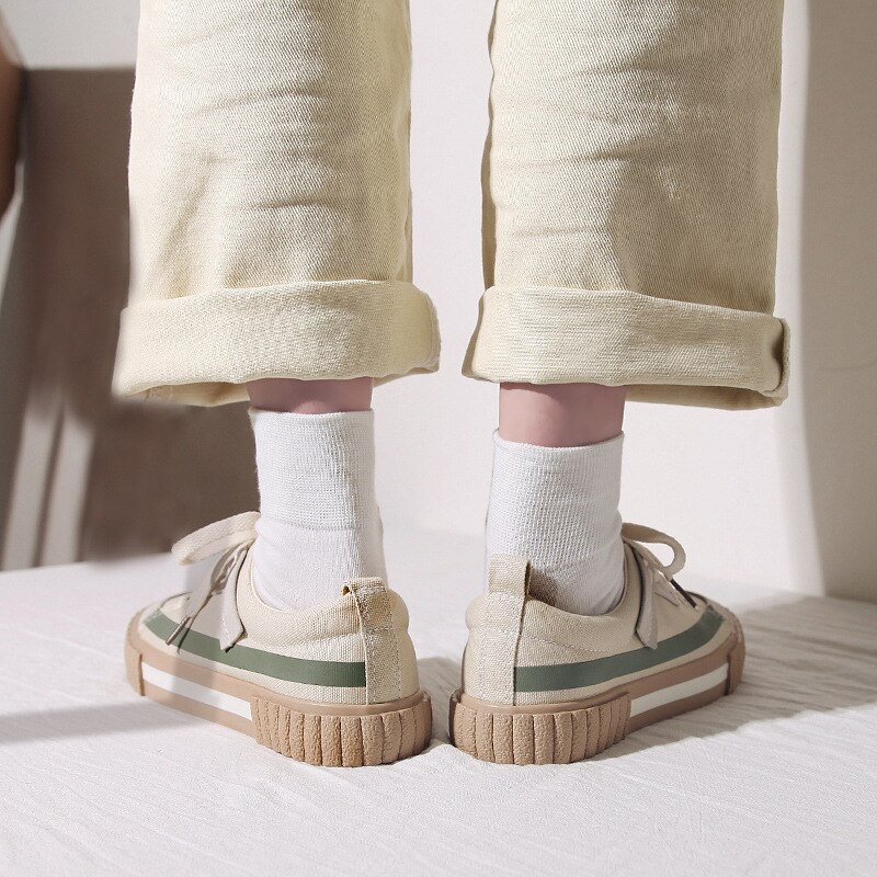 Stijlvolle skateboardschoenen dames klassieke witte schoenen dames vrijetijds waterdichte skateboardschoenen platte sneakers merk