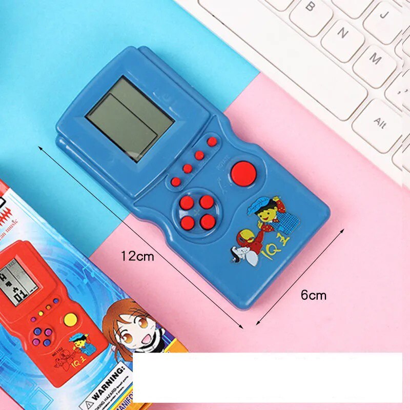 Giocattoli educativi Mini macchina da gioco portatile retrò classica macchina da gioco portatile per bambini giocattoli per regali per ragazzi: blue