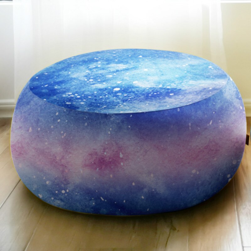 Volwassenen Kinderen Zachte Bean Bag Stoel Cover Geen Filler Kinderen Cartoon Floor Seat Tatami Slaapbank Bladerdeeg Poef Couch Ei stoel Poef: L-galaxy 11