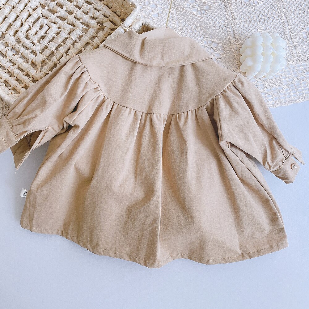 Baby girls jacket casual trench coats Kids Cotton Casual Jackets Children Clothes 0-8age