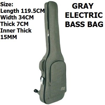 Akustisk gitarrväska 41 tums balladgitarrväska elgitarrväska 36 tums folkgitarrväska basväska gitarrskyddsväska: Baspåse 15mm