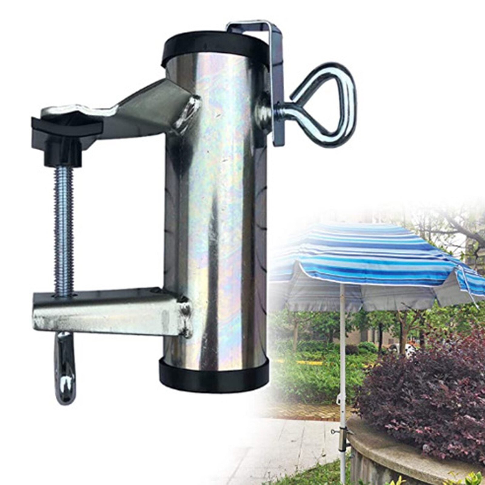 Schaduw Parasol Stands, Paraplu Mount Klem, 3 stks Parasol Clip Strand