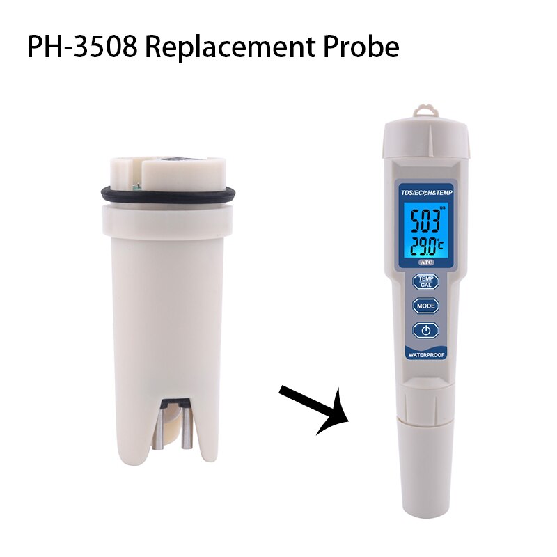 Vervanging Elektrode Ph Orp Meter Probe Collection Water Acidometer Ec Tester Onderdeel Instrument Voor Aquarium: PH-3508P