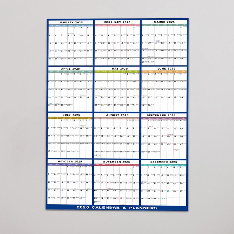 Plan Calendar Adornment Digital Wall Planner Annual Schedule Mounted Erasable For Bedroom Living Room Planning Schedule