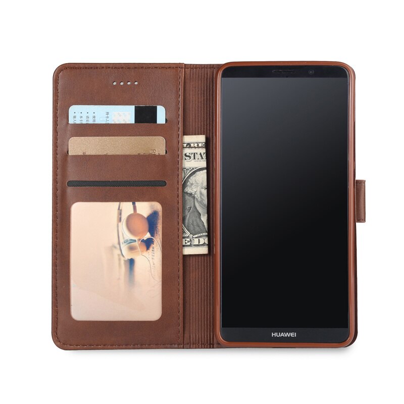 Leather Case Voor Huawei Mate 10 Pro Case Flip Vintage Wallet Case Op Huawei Mate 10 Lite Phone Case Voor huawei Mate 10 Pro Cover