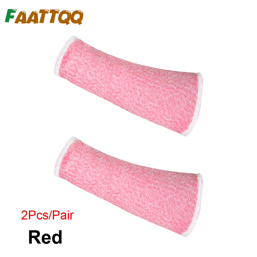 Arm Protectors for Thin Skin, Protective Cut Resistant Forearm Sleeves Arm Guards for Men Women Work, Scratches, Biting,Bruising: Red