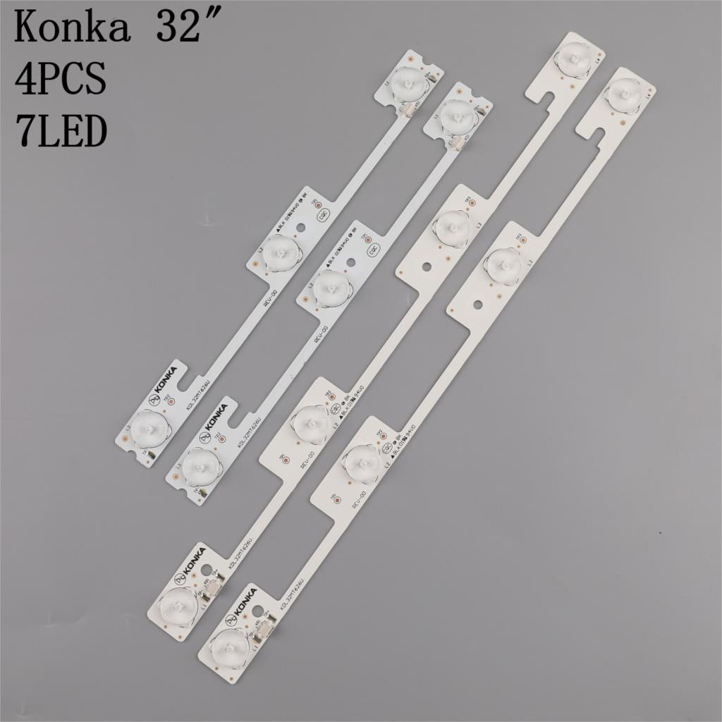 4Pcs Origineel Voor Konka KDL32MT626U 35019055 35019056 Lichtbalk 32 Inch Backlight Lamp Led Strip 6V