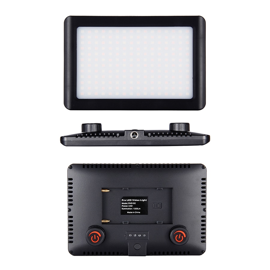 MAMEN PAD192 3200K-5600K LED Fill Light Stepless Dimming For Canon Sony Nikon DSLR Camera Video Photography Light