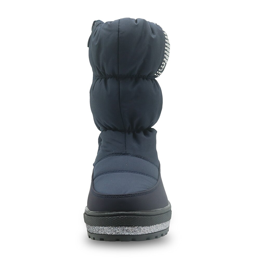 Apakowa Winter Meisje Warme Wollen Voering Snowboots Kinderen Waterdichte Antislip Pluche Laarzen Voor Peuter Meisjes Kids wandelschoenen