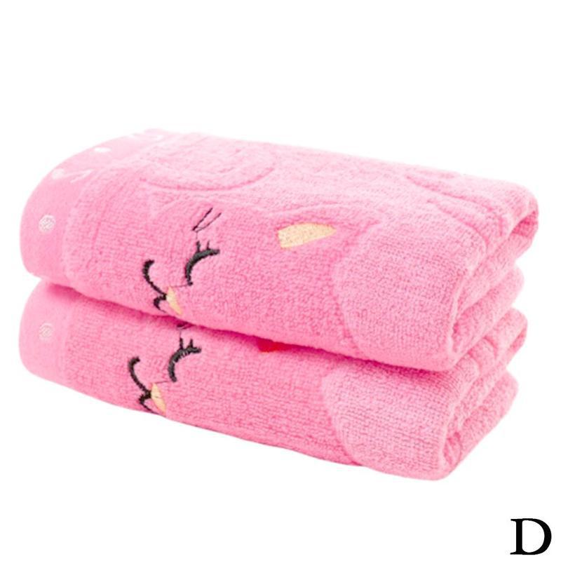 1pcs Baby Towel Pure Cotton Bamboo Fibre Bath Towel Super Accessories Bath Cartoon Absorbent Baby Towel Face Baby C0I4: D