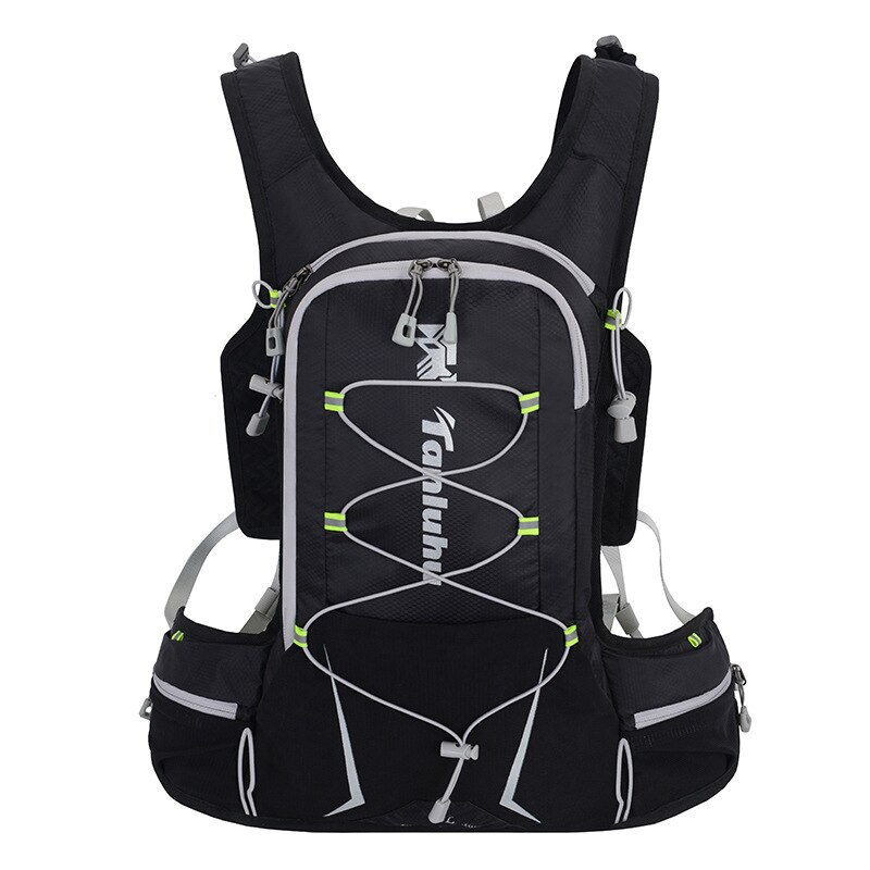 15L Outdoor Fietsen Hardlopen Rugzak Mannen Vrouwen Water Rugzak Ultra Licht Fietsen Ademende Cross Country Marathon: black