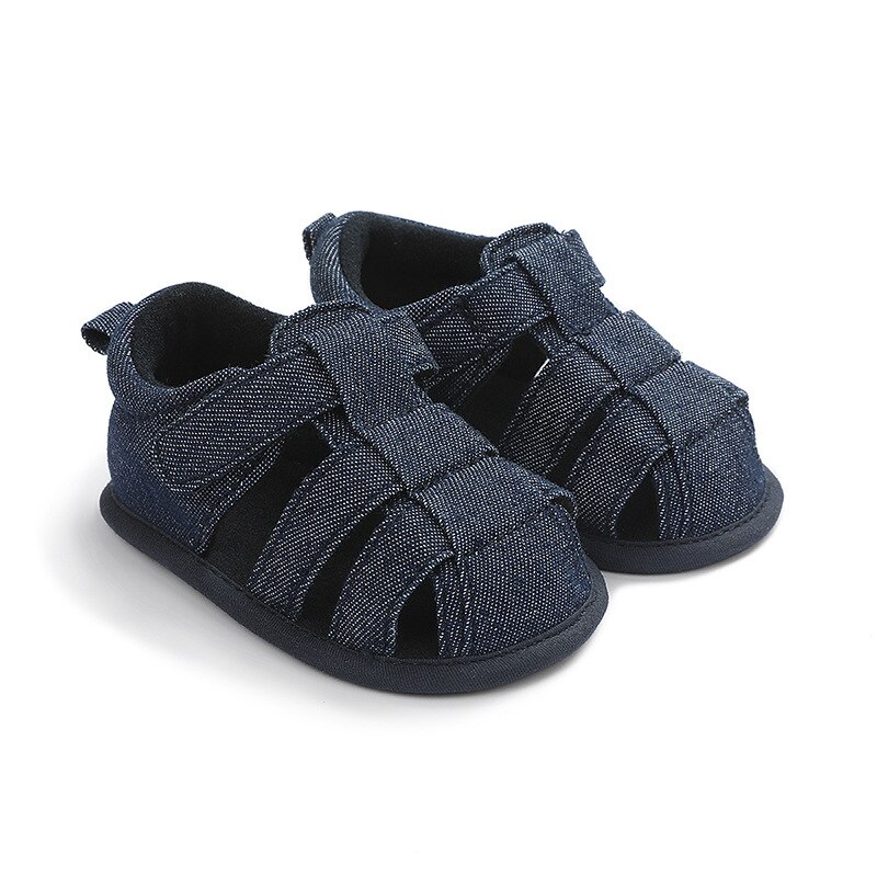 Canvas ademende baby sandalen schoenen zachte zool baby antislip sandalen jongens schoenen: A3 / 0-6 maanden
