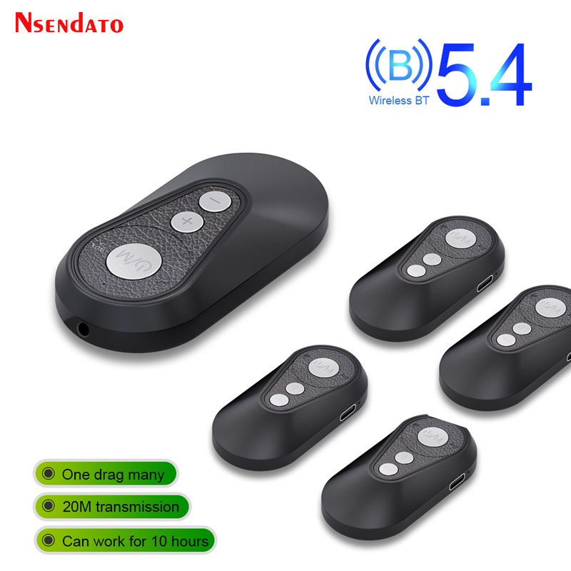 Bluetooth-Compatible 5.4 Wireless LE Audio Auracast Transmitter Receiver Adapter Support one to multi point For Headphone TV Car: green