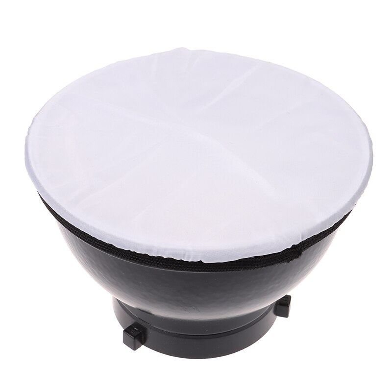 Tela Blanca suave para difusor de luz de fotografía, Reflector estroboscópico de estudio estándar de 7 &quot;y 180mm, 1 unidad